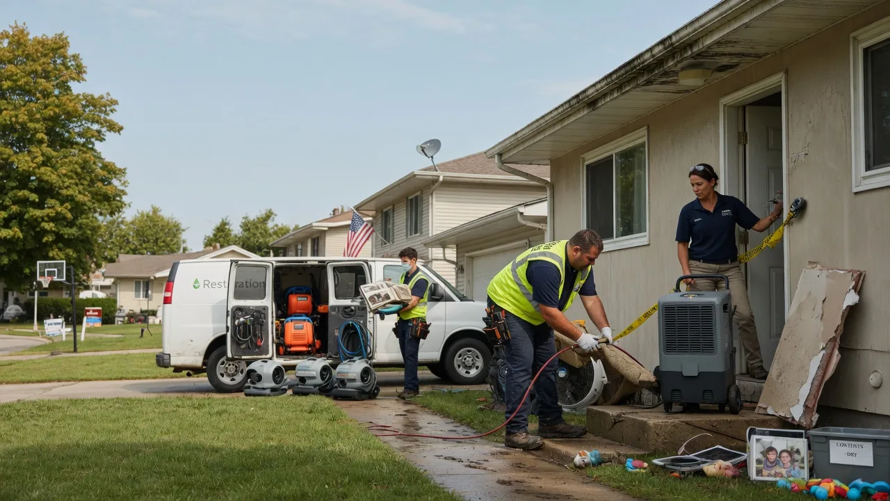 Water Damage Restoration in Rockford, IL near me